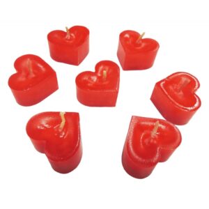 Velas Decorativas Corazón x6 Unidades